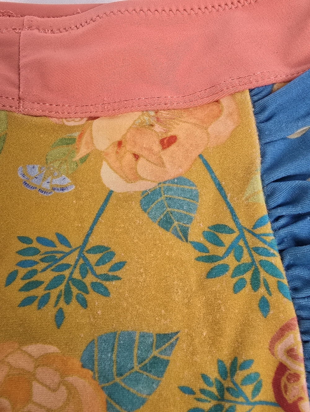 Matilda Jane 435 Golden Floral Swim Suit Bottoms Girls Size 10 - Picture 3 of 5